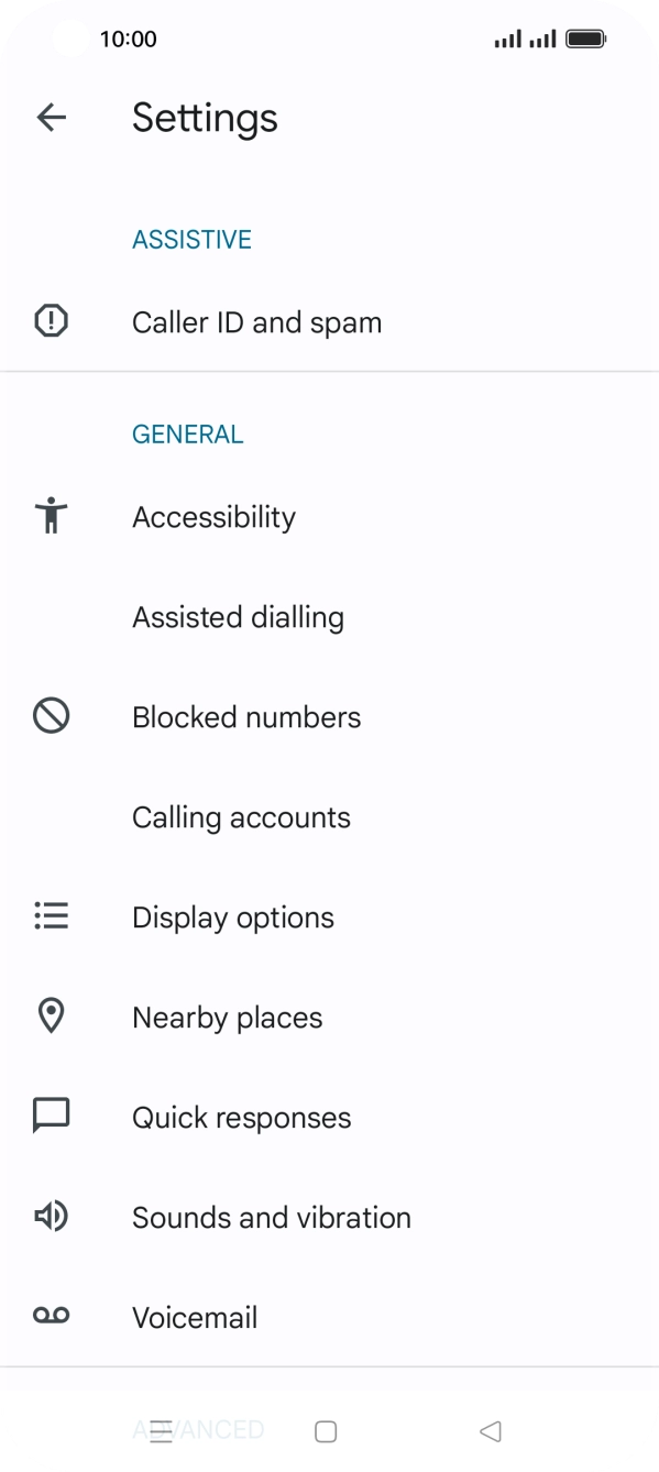 Press Calling accounts. Press Calling accounts.