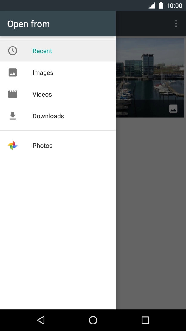 Press Images and go to the required folder. Press Images and go to the required folder.