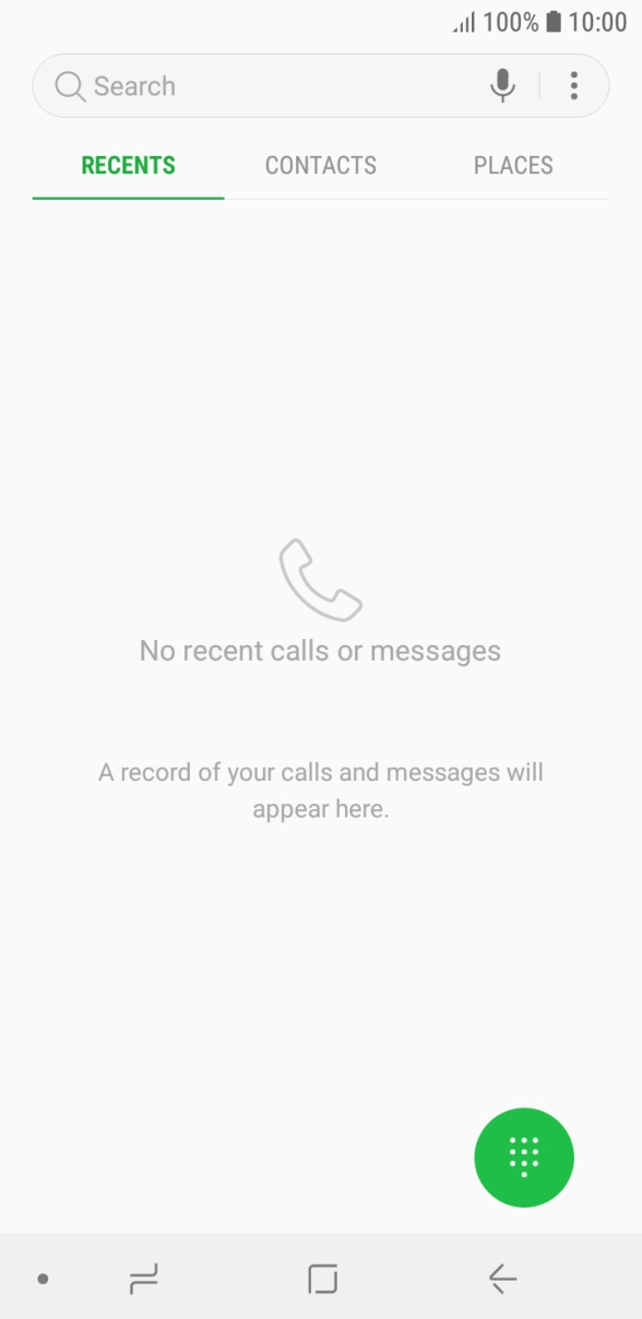 Press the menu icon. Press the menu icon.