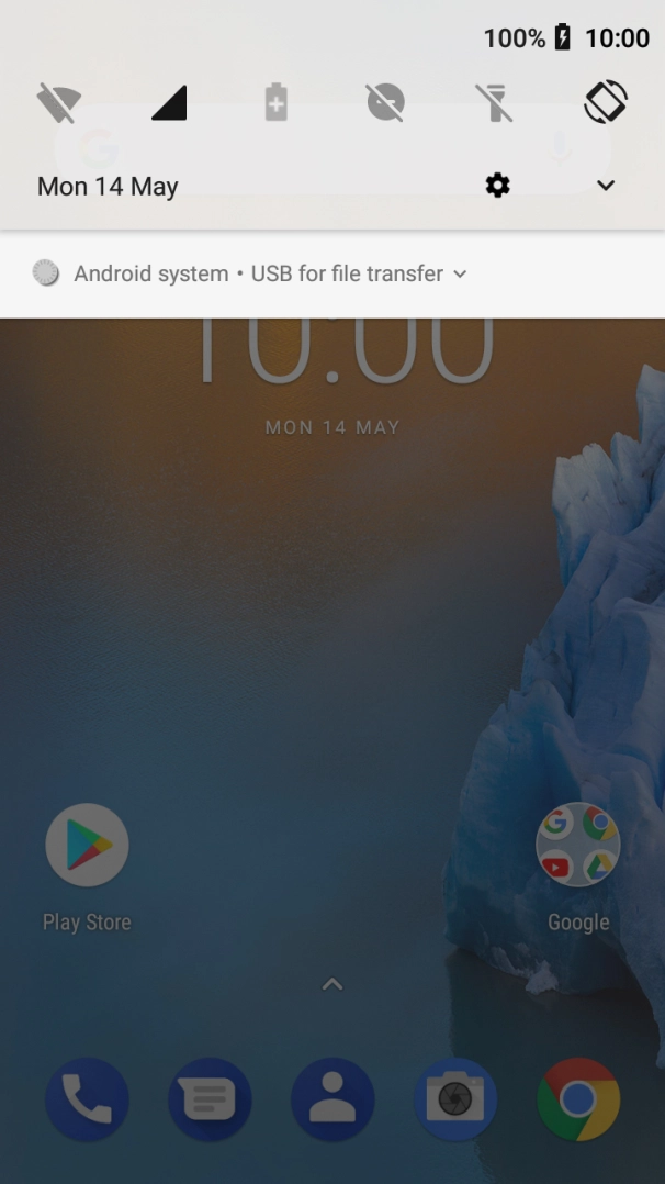 Press Android system. Press Android system.