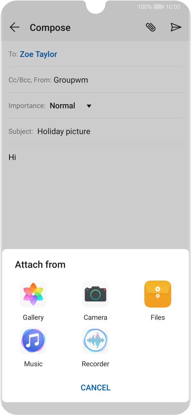 Press Files and go to the required folder.