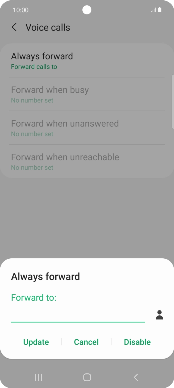 Press Disable.