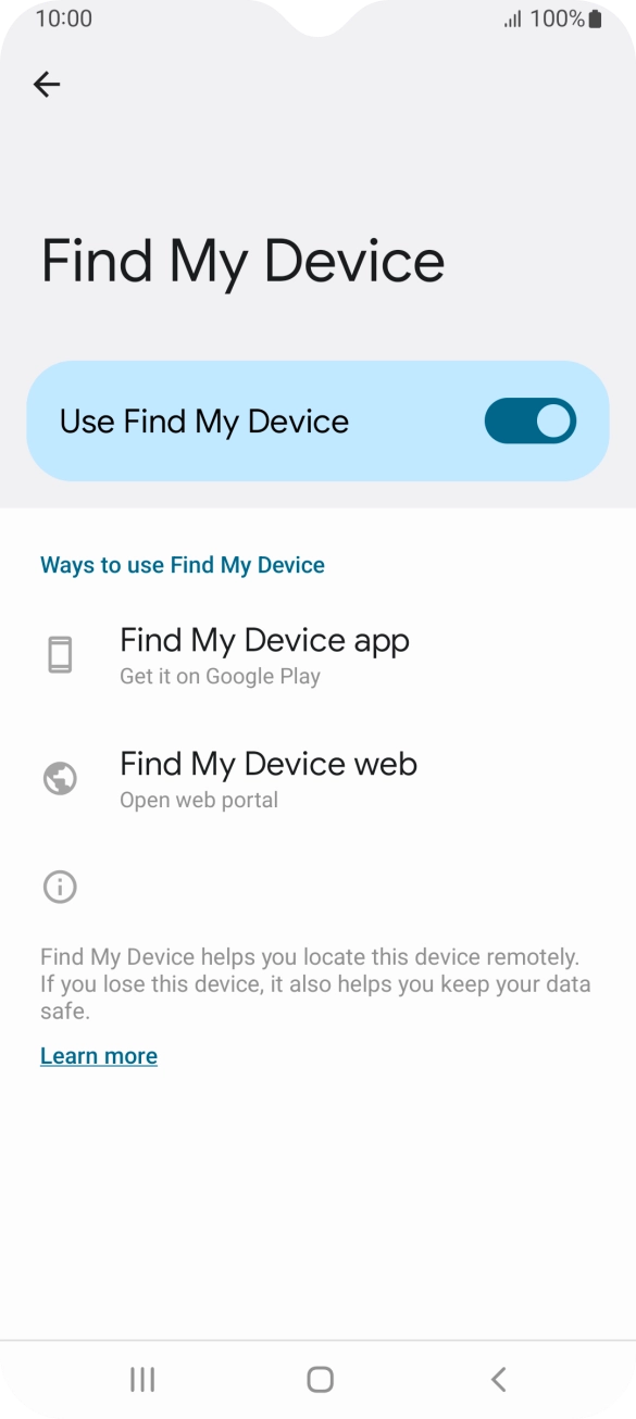 Press the Home key to return to the home screen. Press the Home key to return to the home screen.