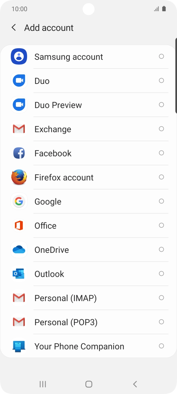 Press Google.
