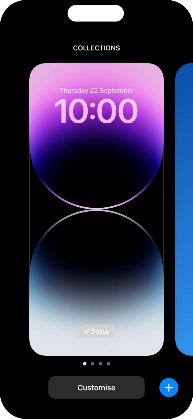 Press the add icon. Press the add icon.
