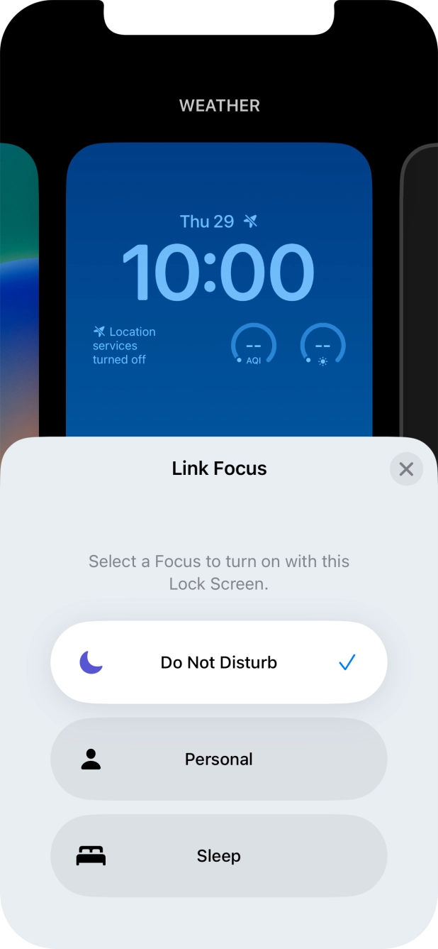 Press the close icon. Press the close icon.