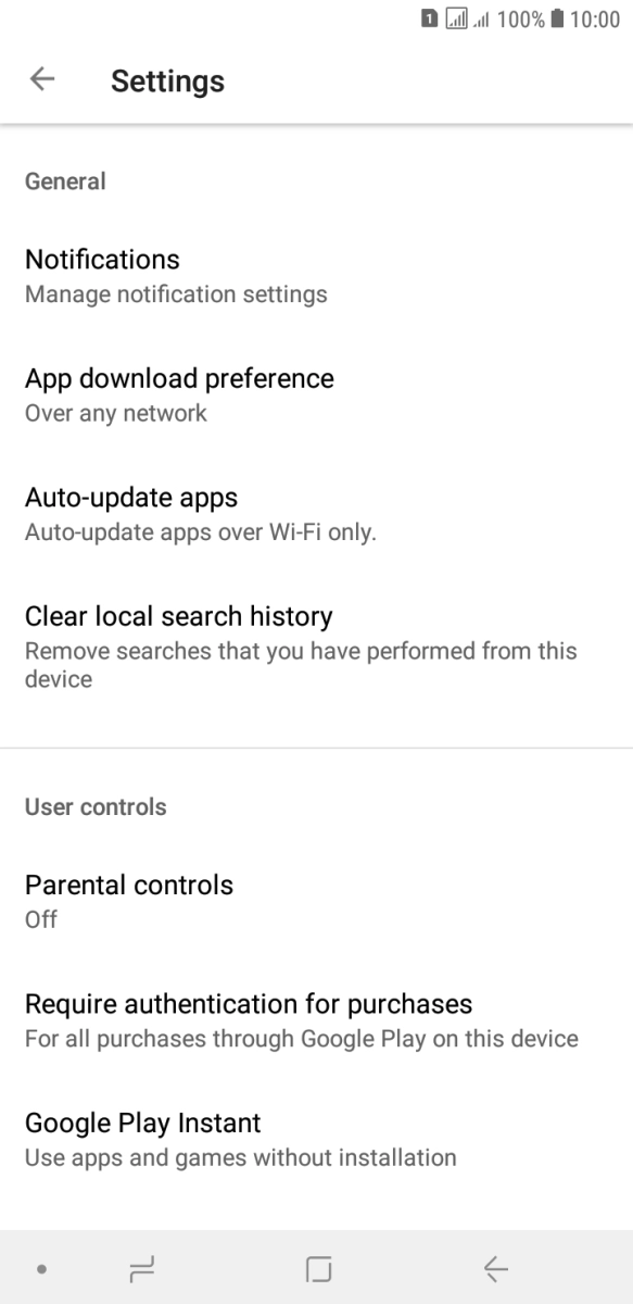 Press Auto-update apps. Press Auto-update apps.