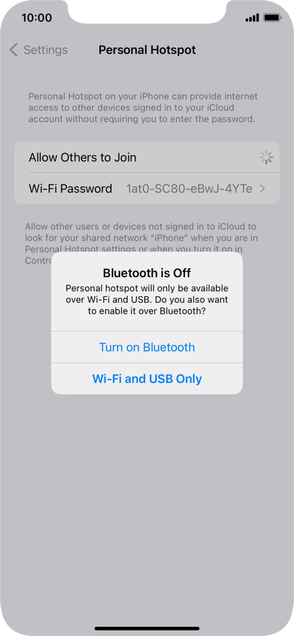 If WiFi is turned on, press Wi-Fi and USB Only. If WiFi is turned on, press Wi-Fi and USB Only.