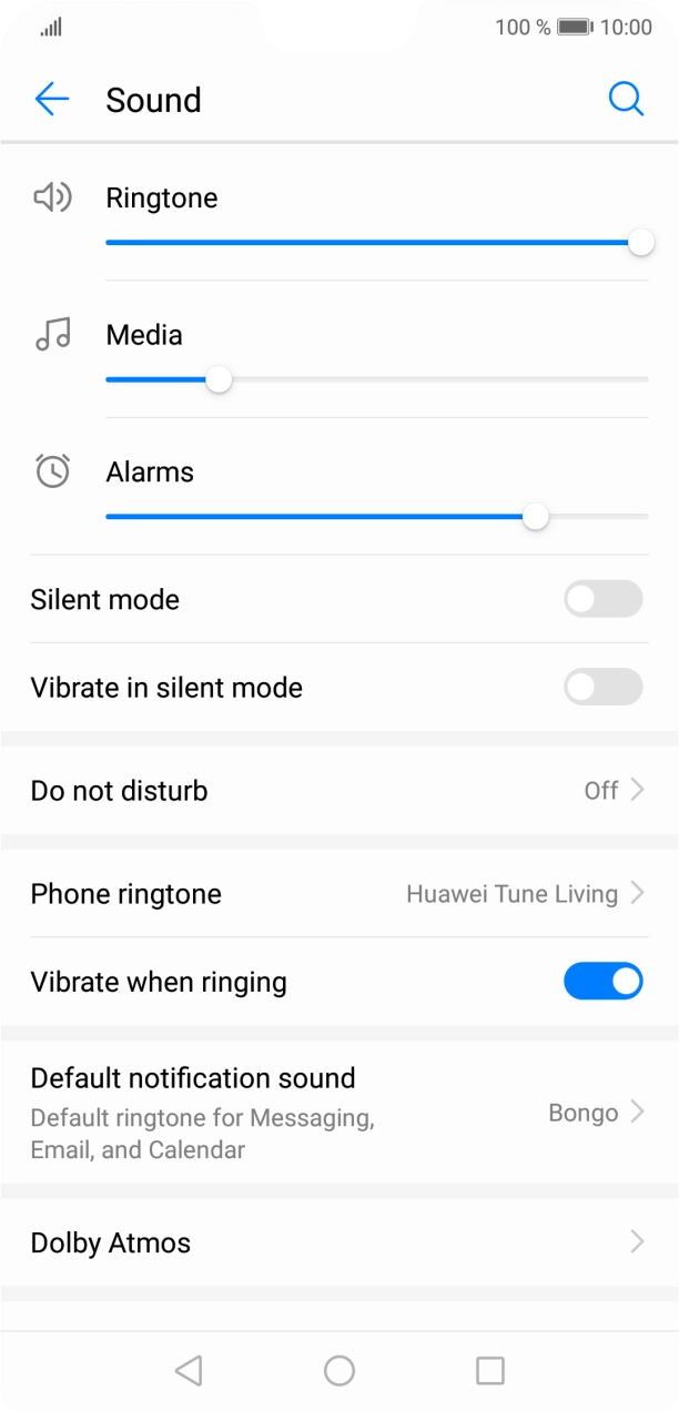 Press Phone ringtone.