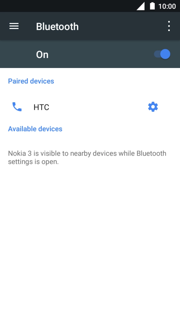 Press the Home key to return to the home screen.