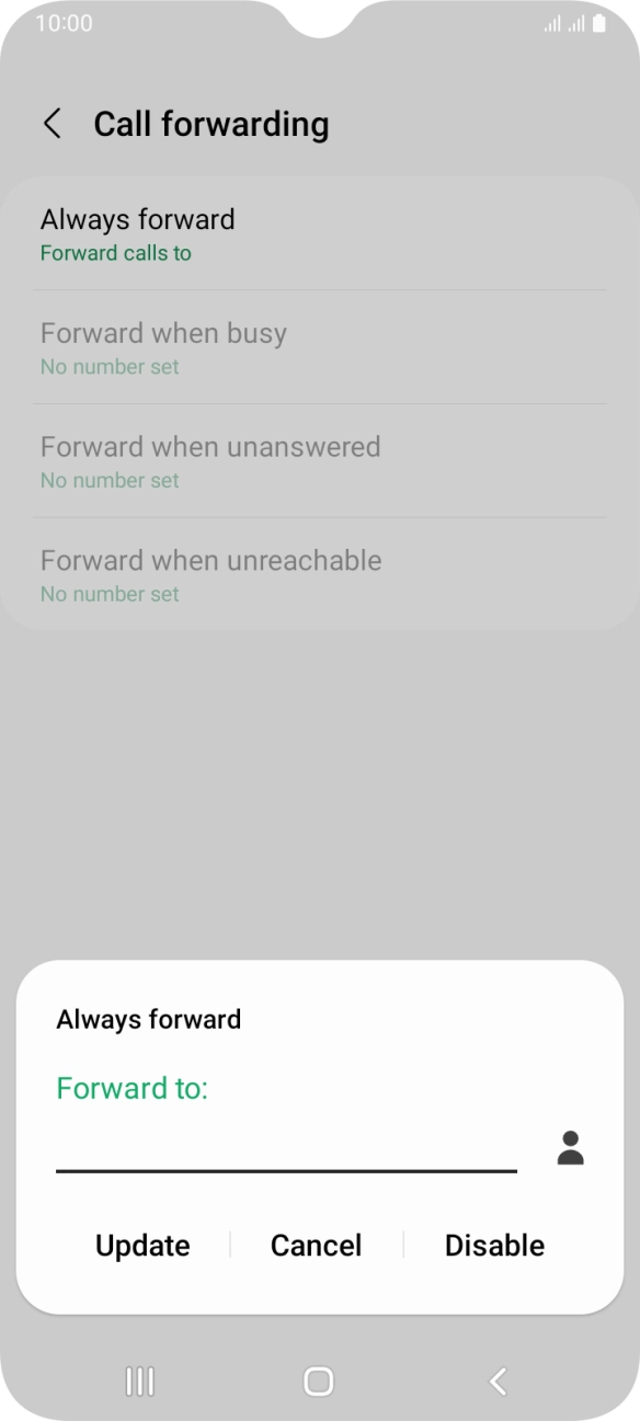 Press Disable.