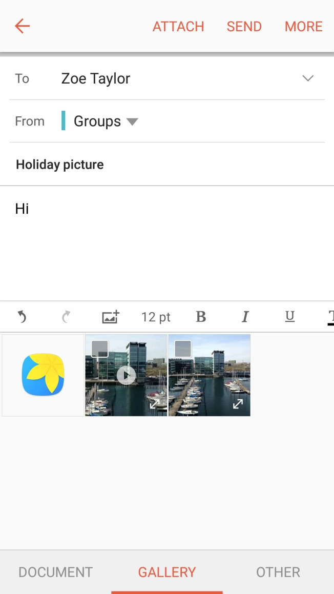 Press OTHER and go to the required folder.