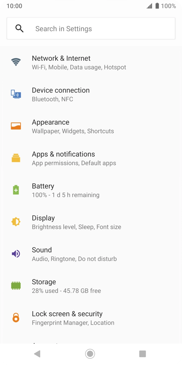 Press Apps & notifications. Press Apps & notifications.