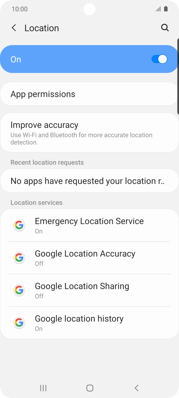 Press App permissions. Press App permissions.