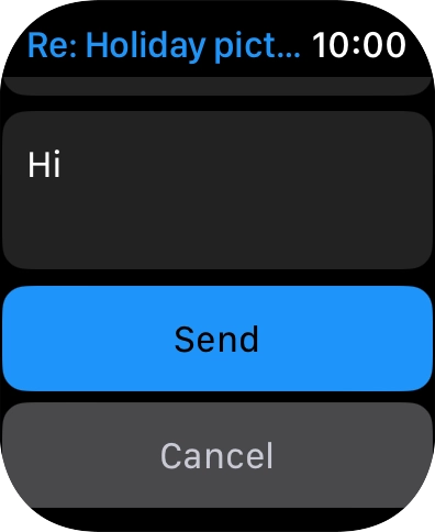 Press Send.