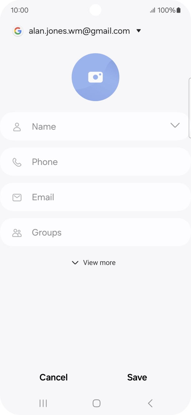 Press Name and key in the required name. Press Name and key in the required name.