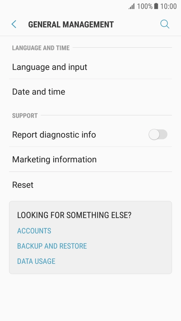Press Reset.