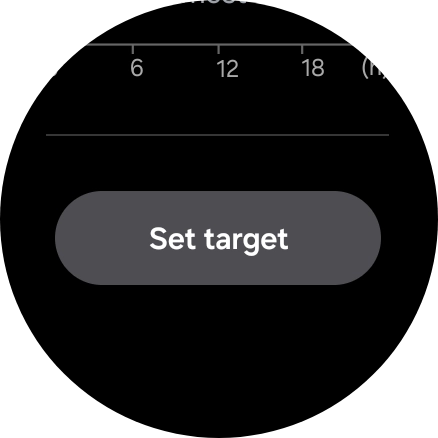 Press Set target.
