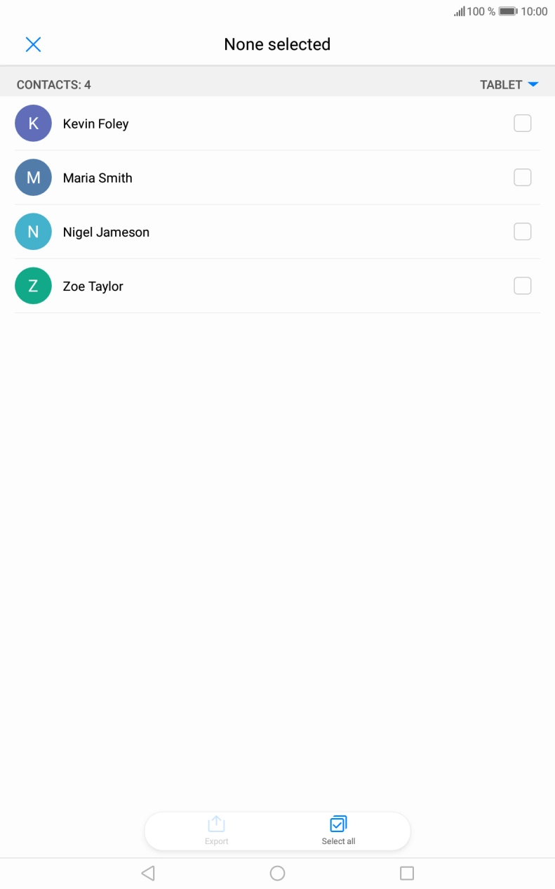 Press Select all.