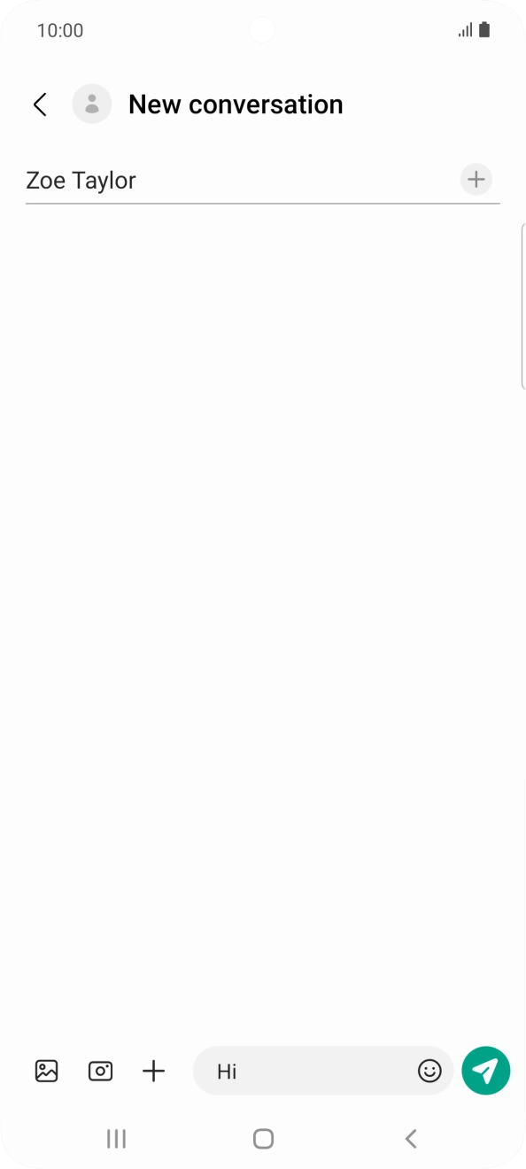 Press the picture icon. Press the picture icon.
