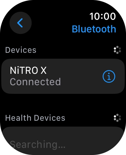 Press the Digital Crown to return to the home screen. Press the Digital Crown to return to the home screen.