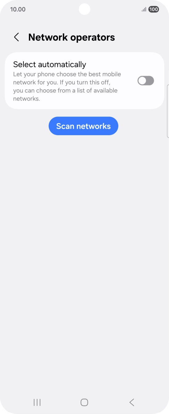 Press the indicator next to 'Select automatically' to turn on the function. Press the indicator next to 'Select automatically' to turn on the function.