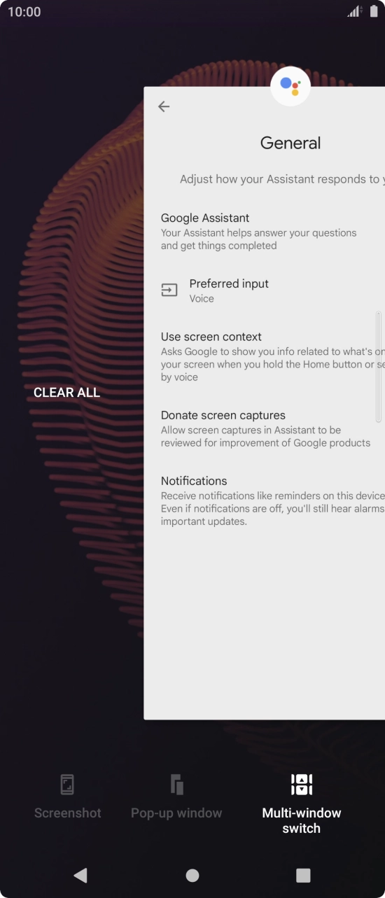 Press CLEAR ALL. Press CLEAR ALL.