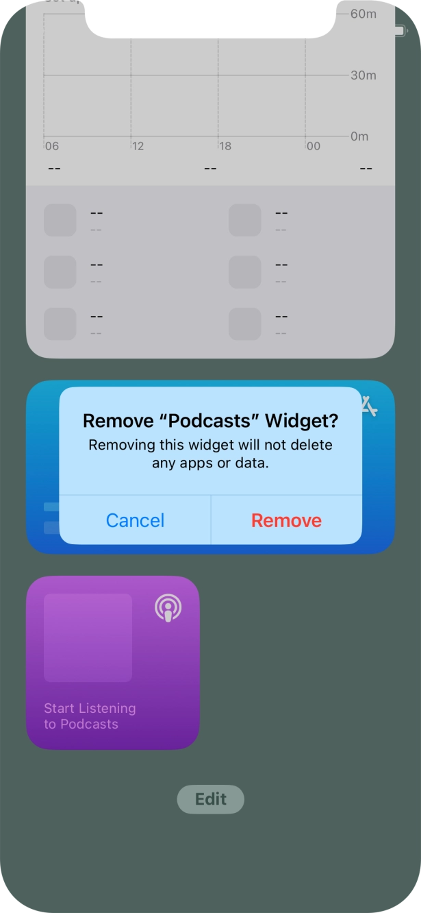Press Remove.
