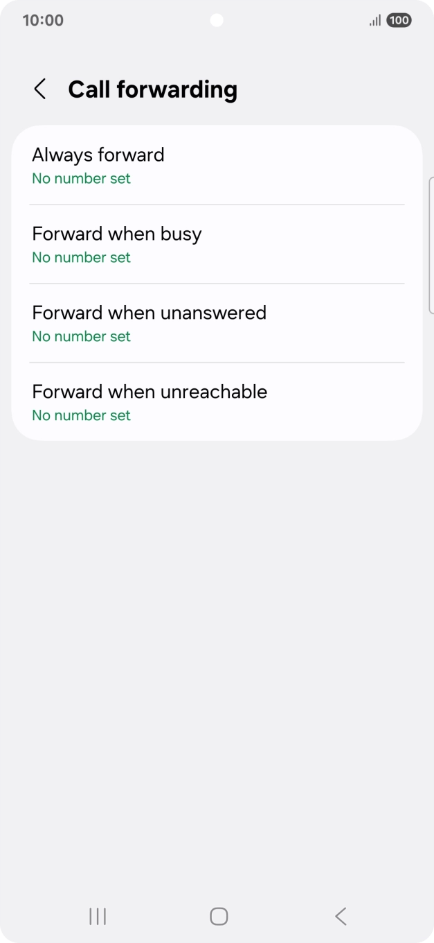 Press the Home key to return to the home screen.