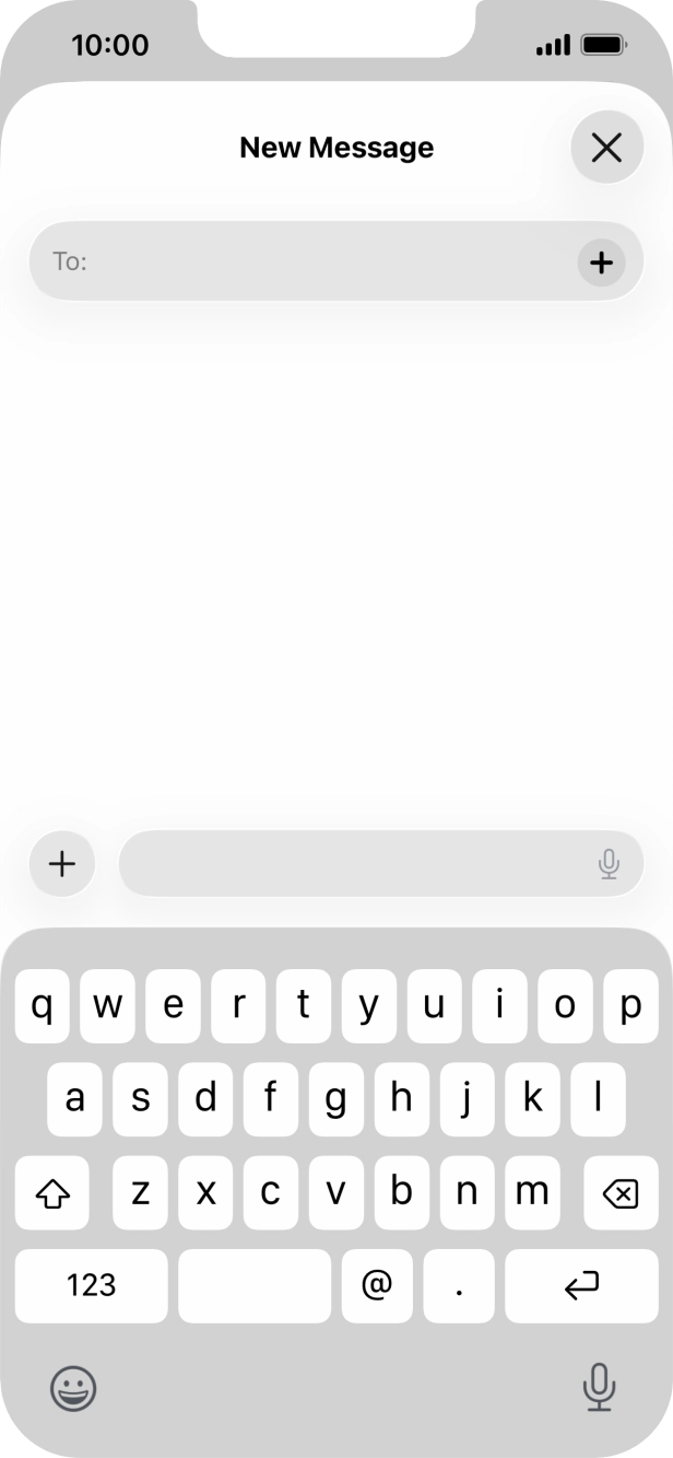 Press the add icon. Press the add icon.