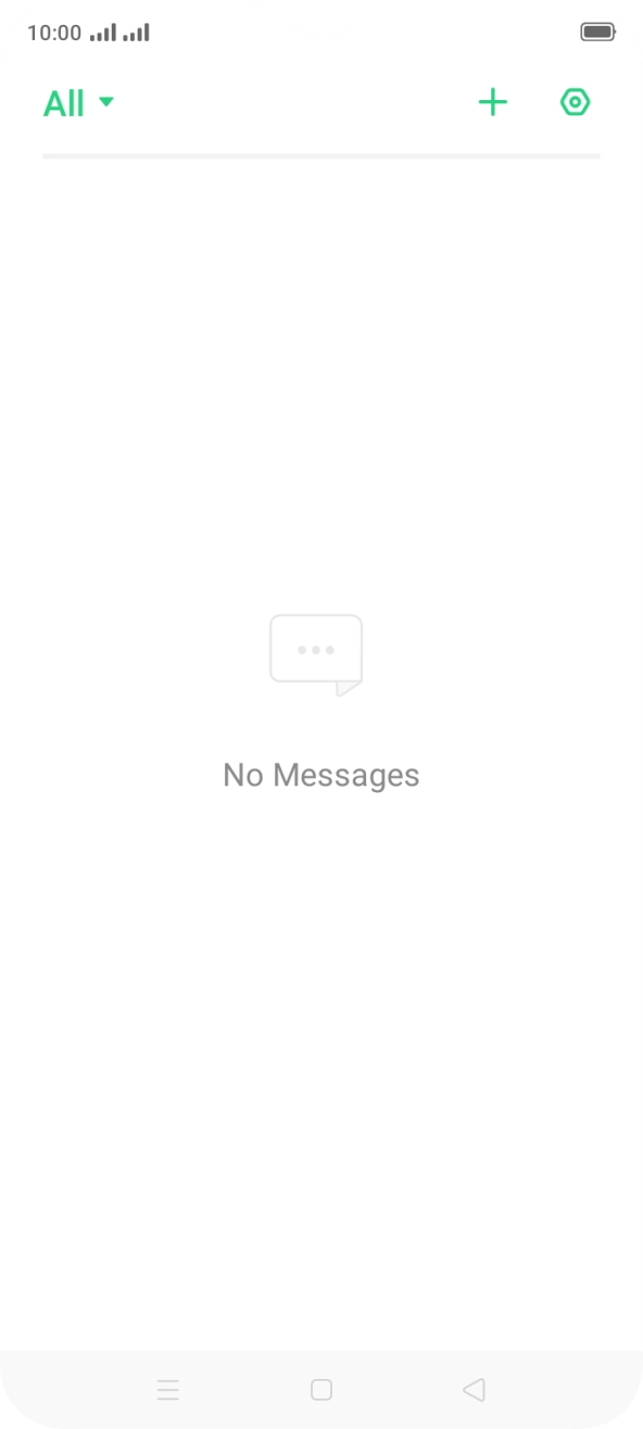 Press the menu icon. Press the menu icon.
