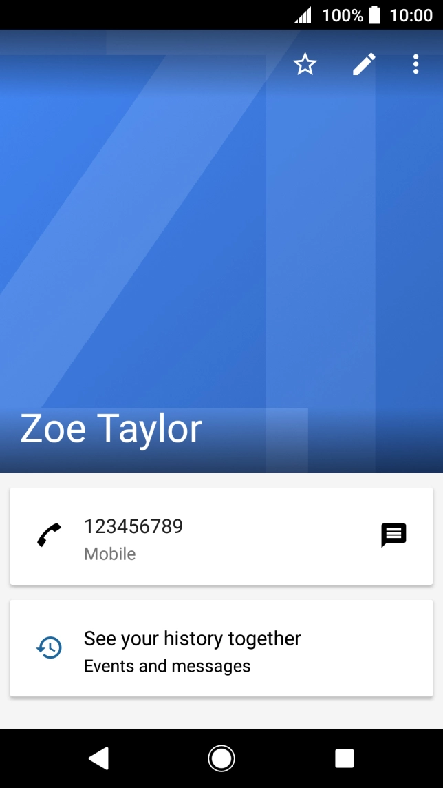 Press the Home key to return to the home screen.