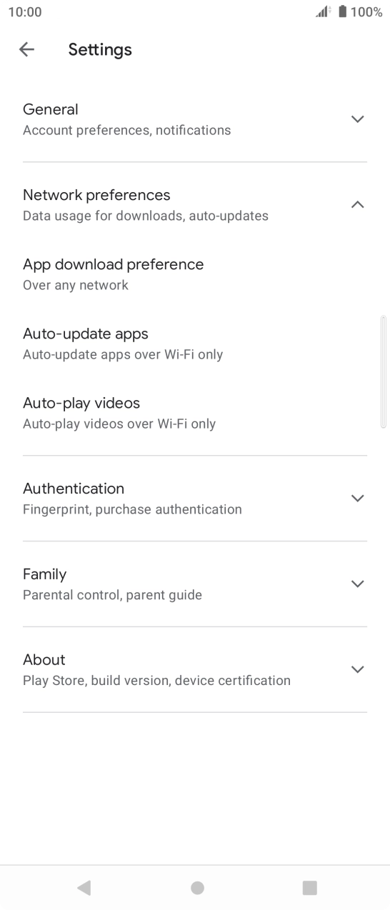 Press Auto-update apps.