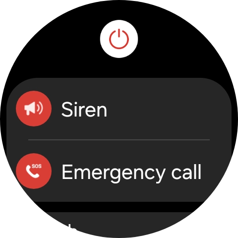 Press the power off icon.