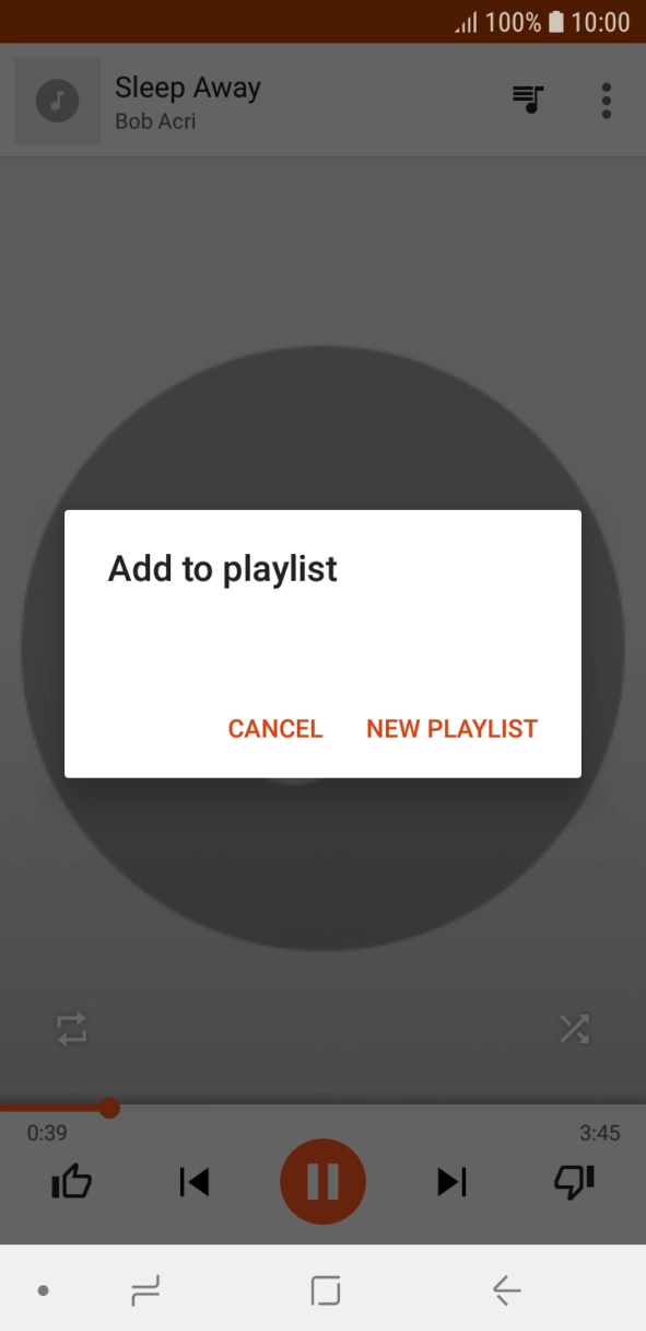 Press NEW PLAYLIST. Press NEW PLAYLIST.