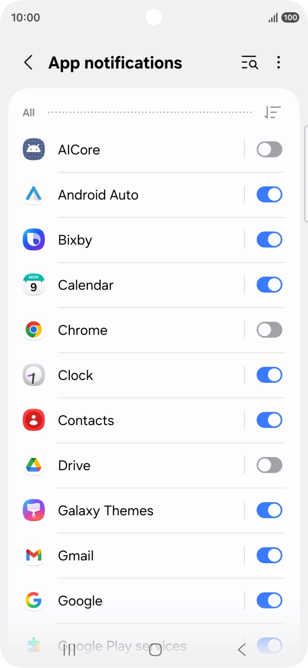 Press the drop down list. Press the drop down list.