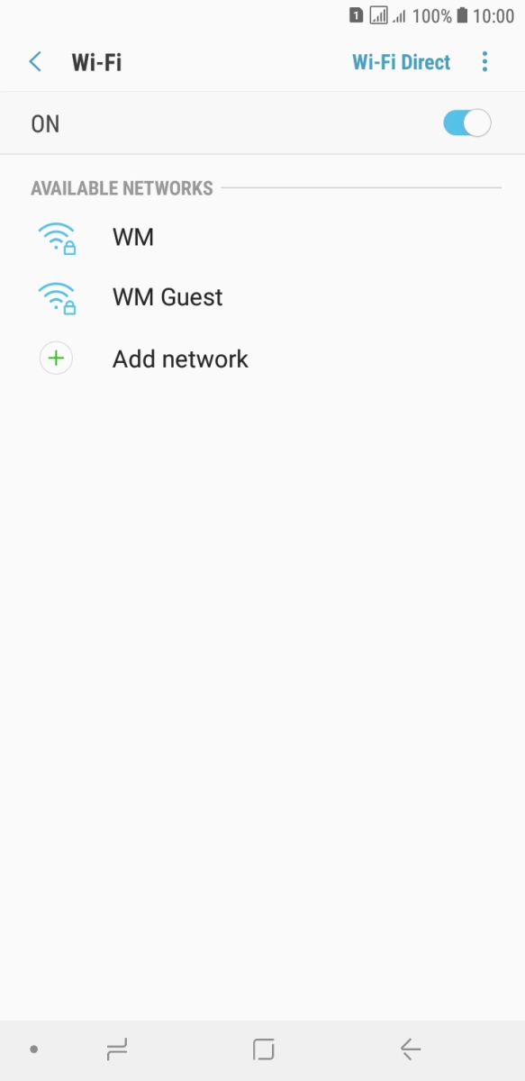 Press the menu icon. Press the menu icon.