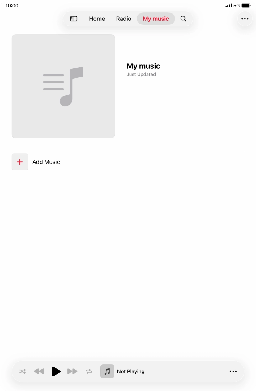 Press Add Music. Press Add Music.