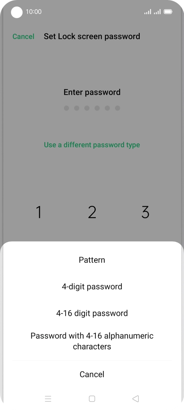Press the required phone lock code and follow the instructions on the screen to create an additional phone lock code. Press the required phone lock code and follow the instructions on the screen to create an additional phone lock code.