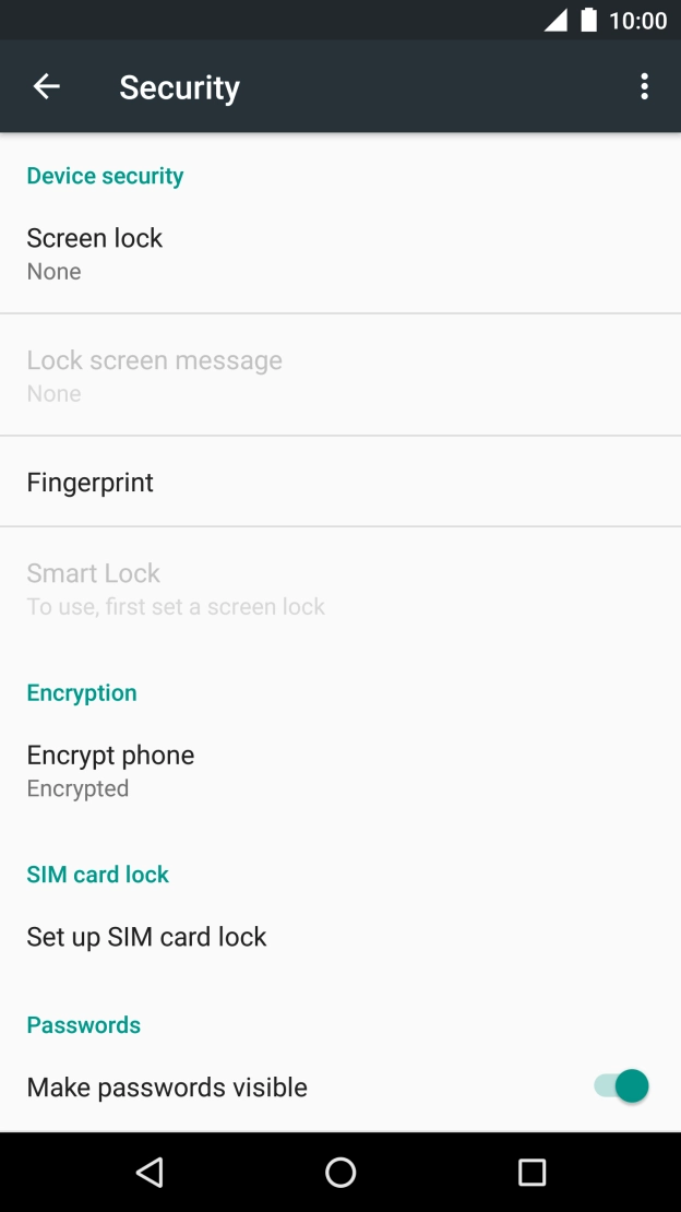 Press Screen lock. Press Screen lock.