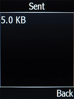 The outgoing data usage is displayed.