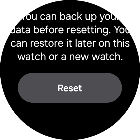Press Reset.
