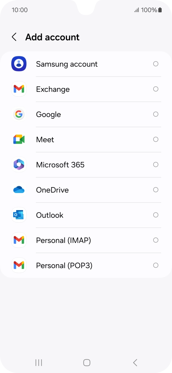 Press Google.