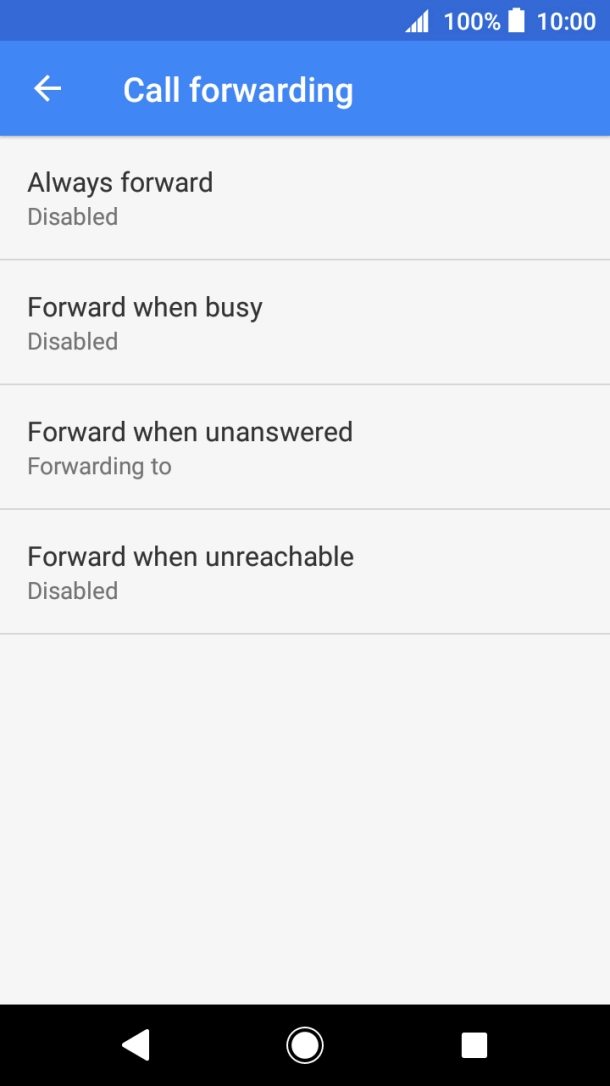 Press the Home key to return to the home screen.