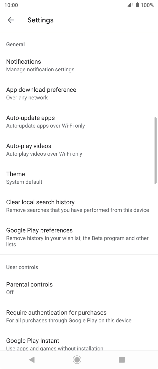 Press Auto-update apps. Press Auto-update apps.