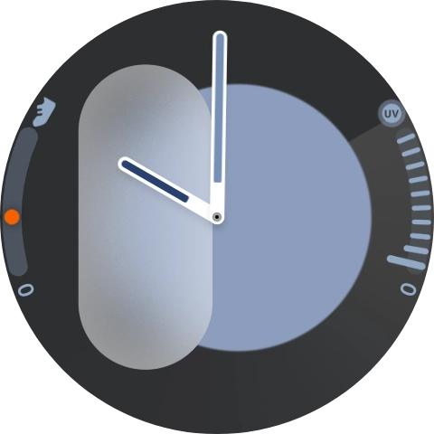 Press and hold the Home key until your smartwatch restarts. Press and hold the Home key until your smartwatch restarts.