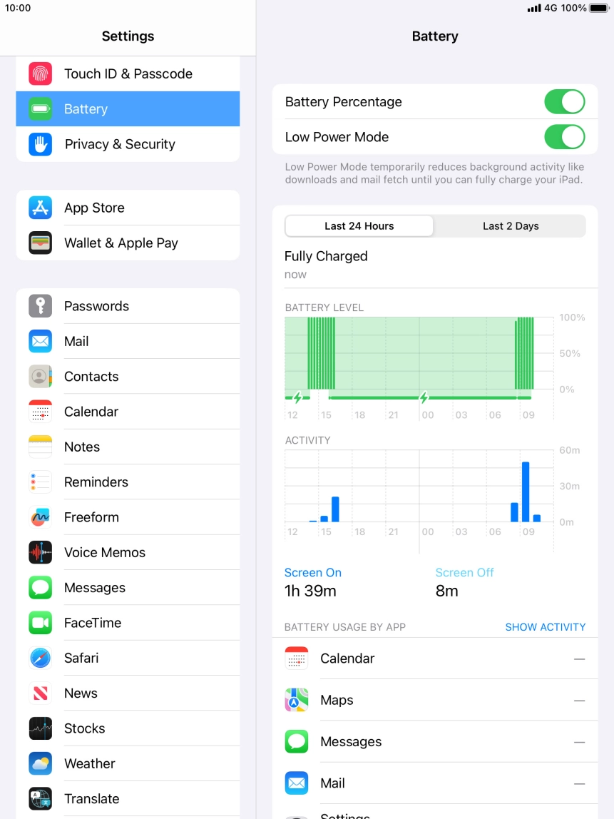 Press the Home key to return to the home screen.