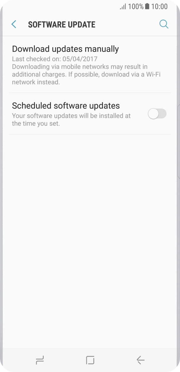 Press Download updates manually. If a new software version is available, it's displayed. Follow the instructions on the screen to update the phone software. Press Download updates manually. If a new software version is available, it's displayed. Follow the instructions on the screen to update the phone software.