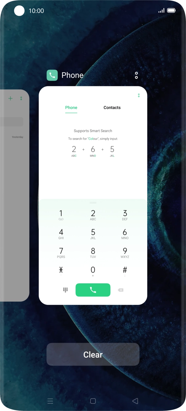 To end one running application, slide your finger upwards on the required application. To end one running application, slide your finger upwards on the required application.