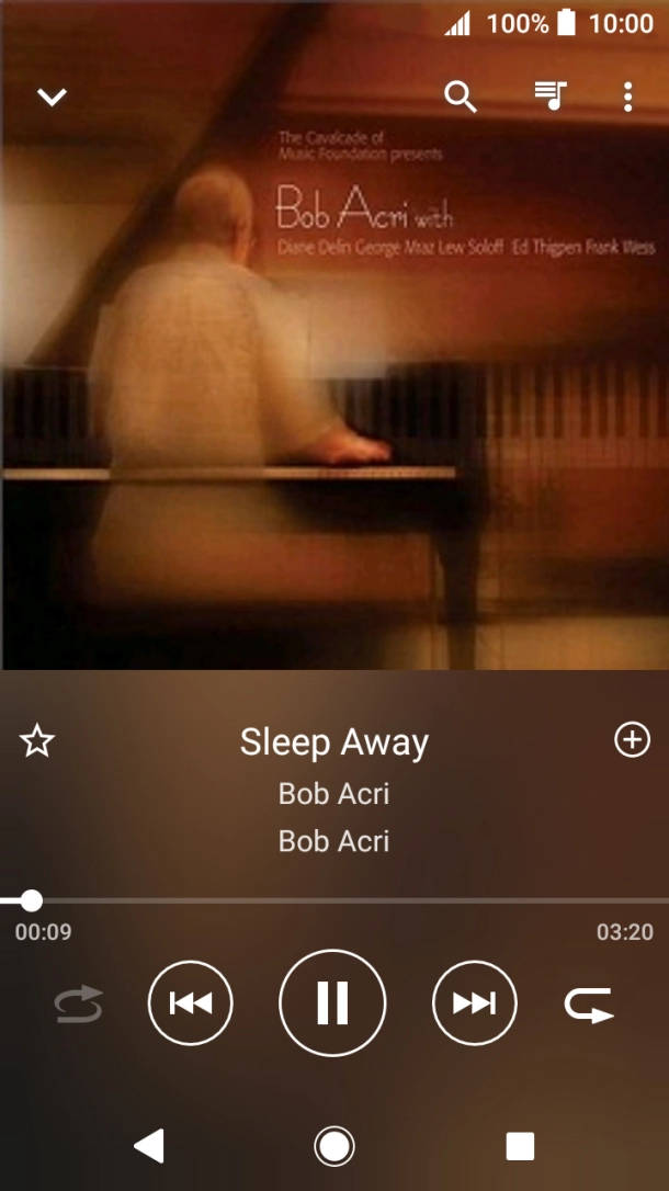 Press arrow right to go to the next audio file.